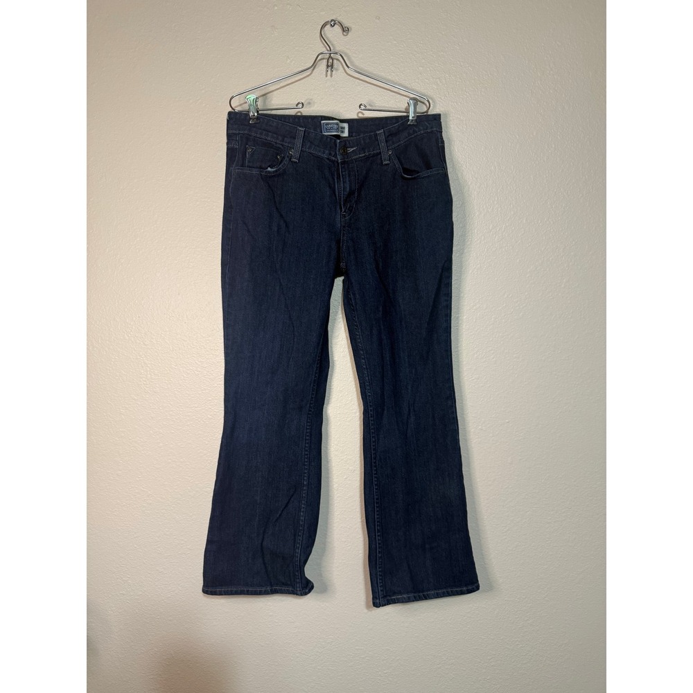 Signature by Levi Strauss & Co Womens Low Rise Bootcut Jeans Dark Wash 12 Short‎